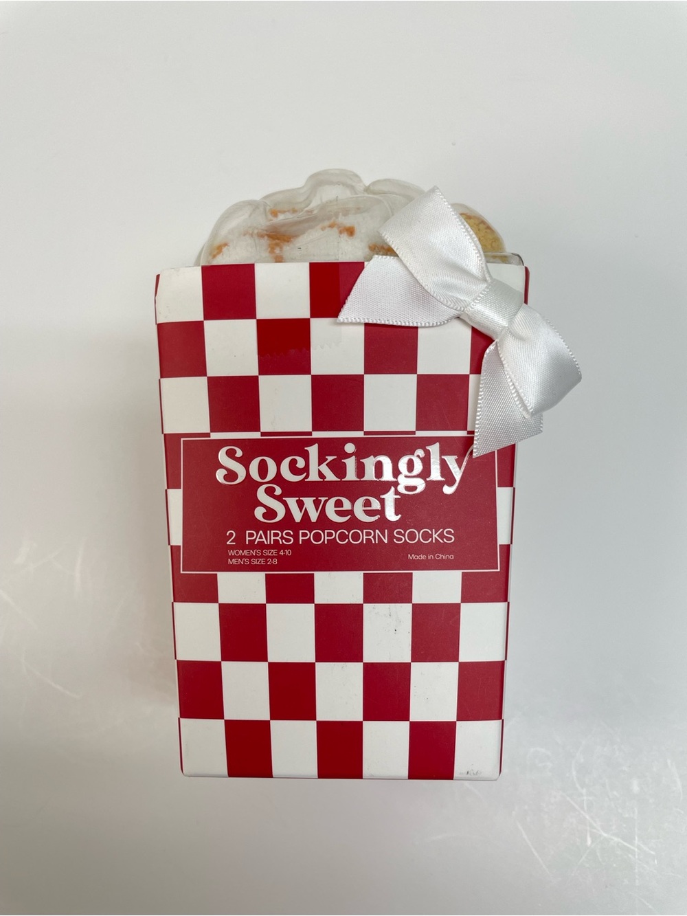 Socks Gift Box Popcorn 🍿 Set of 2